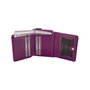 Zoozie Bags Moon - Damson Cartera de Mujer en Piel Auténtica
